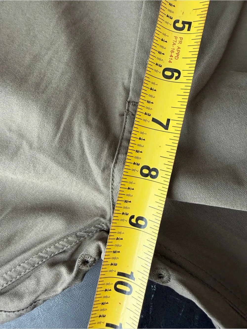 Prana Straight Fit Hiking Pants Women’s Size 10 Regular Green Stretch Outdoor - Picture 9 of 10